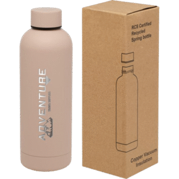 Spring 500 ml:n RCS-sertifioitu kierrätetty teräs kuparivakuumieristetty pullo