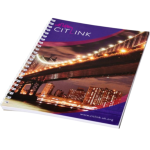 Desk-Mate® kierremuistikirja, A4 - Valkoinen